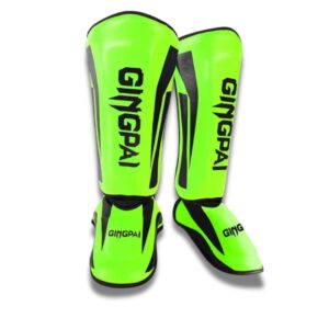 Protège-Tibias MMA Homme Gingpai vert