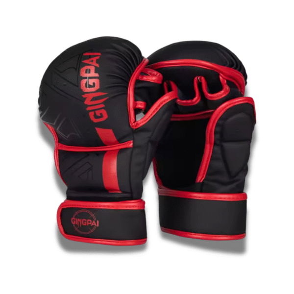 Gants de sparring GINGPAI rouge